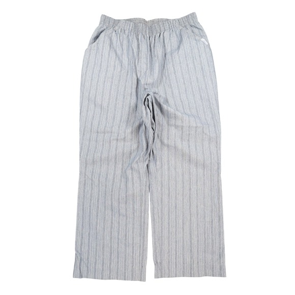 chic Pants - Chic Pull On Pants Womens 14 Petite Blue 100% Cotton Striped Elastic Waist